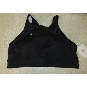 Fabletics Women's Medium Impact Mesh Breathable Sports Bra Size Medium $65 Black